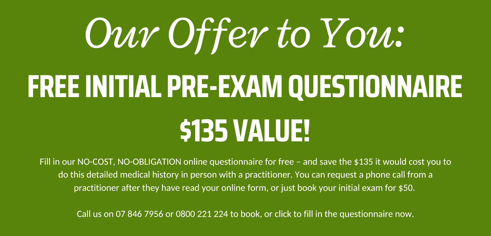 Click to fill in the questionnaire now